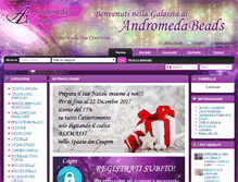 Tablet Screenshot of andromedabeads.com